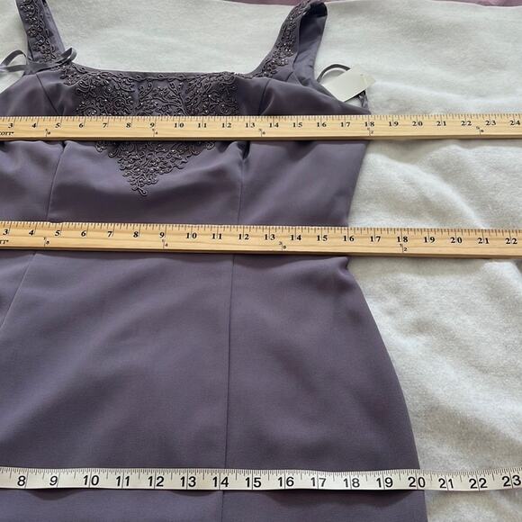 NWT ALEX EVENINGS 2-Piece SIZE 8 Formal Gown Dress with Jacket Lavender - Picture 7 of 13